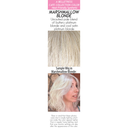  
Color choices: Marshmallow Blonde